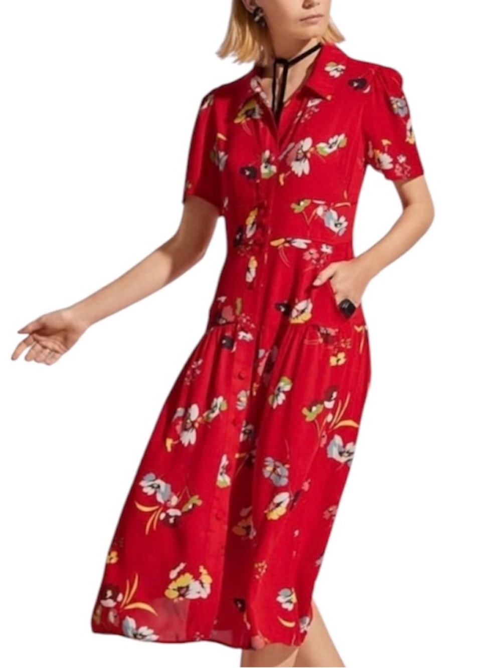 CAbi Afternoon Midi Dress - Picture 1 of 9